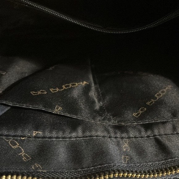 Big Buddha shoulder bag with floral small bag inside - Picture 8 of 9